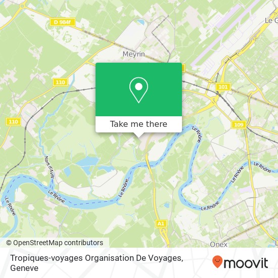Tropiques-voyages Organisation De Voyages map