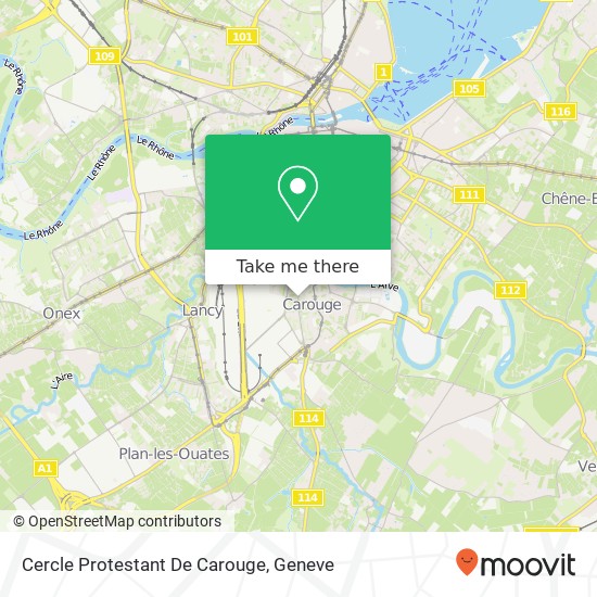 Cercle Protestant De Carouge map