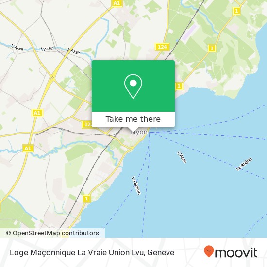 Loge Maçonnique La Vraie Union Lvu map