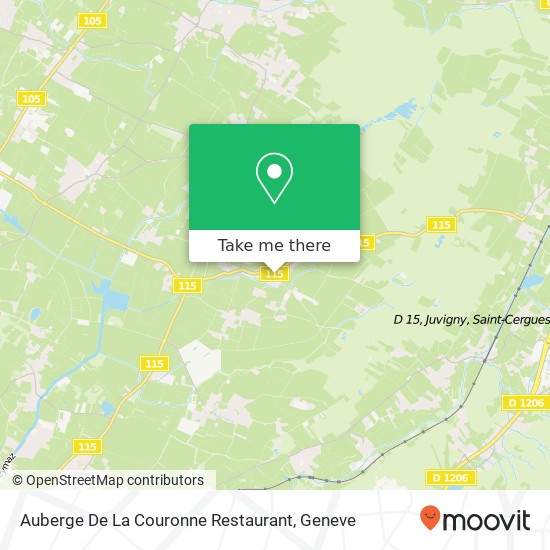 Auberge De La Couronne Restaurant Karte