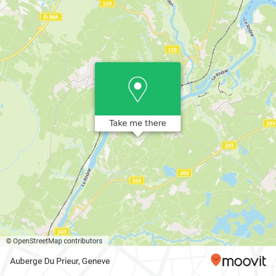 Auberge Du Prieur map