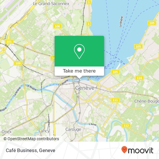 Café Business map
