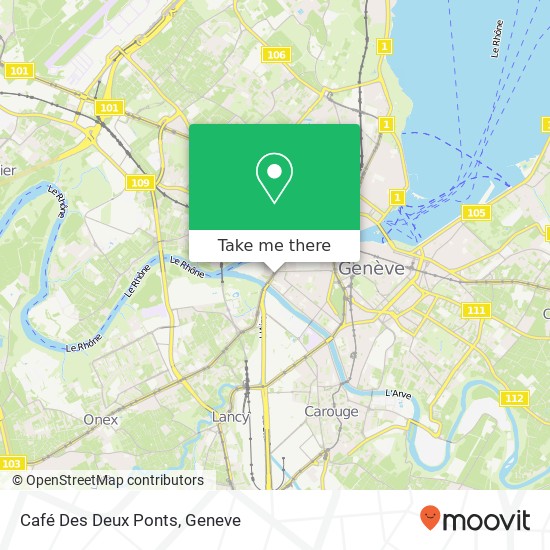Café Des Deux Ponts map