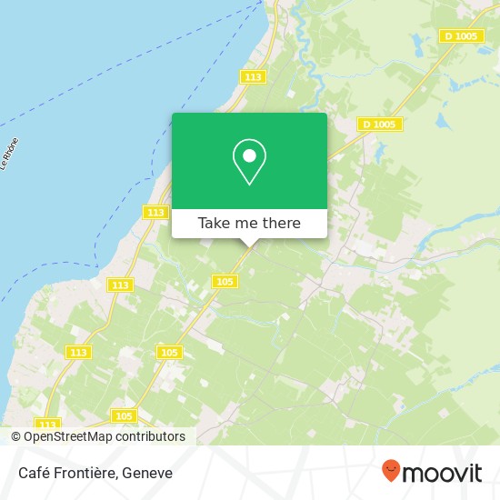 Café Frontière map