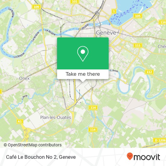 Café Le Bouchon No 2 map
