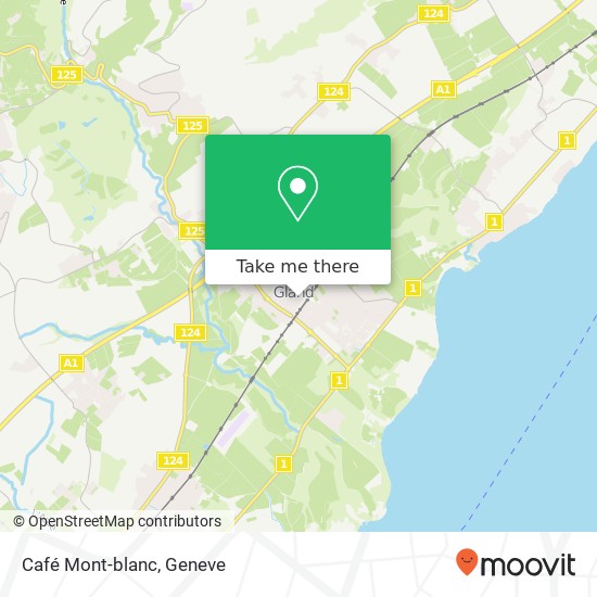 Café Mont-blanc map