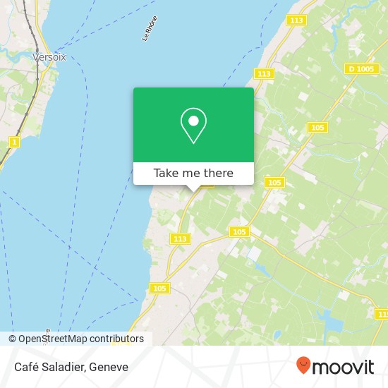 Café Saladier map