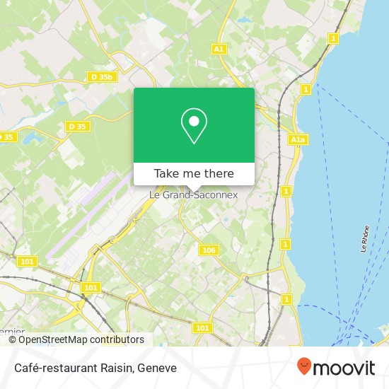 Café-restaurant Raisin map