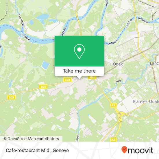 Café-restaurant Midi Karte