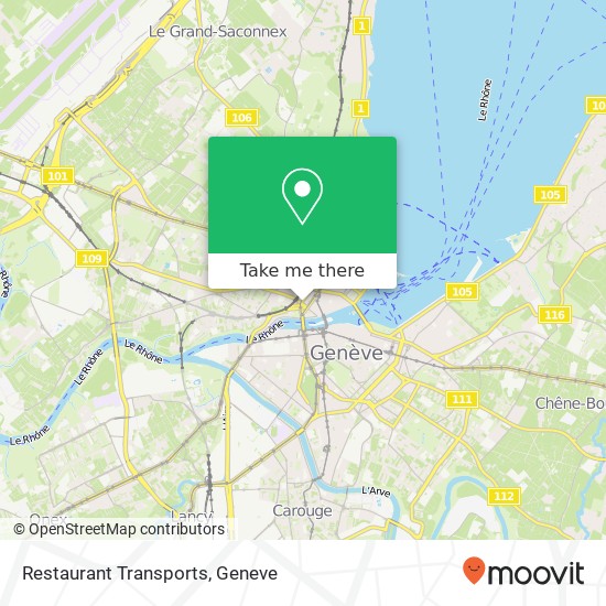 Restaurant Transports map