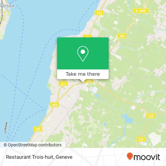 Restaurant Trois-huit map