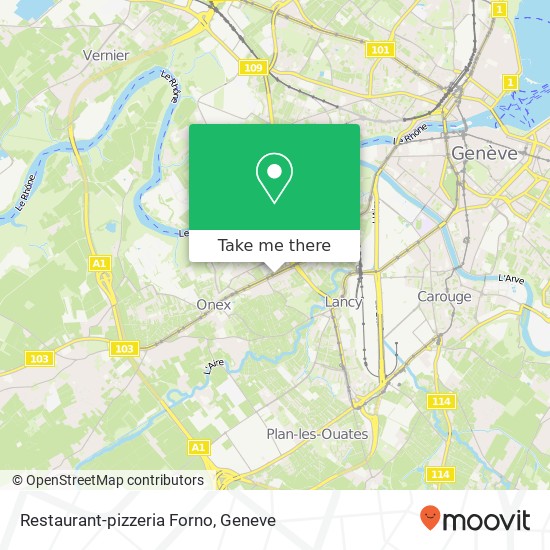 Restaurant-pizzeria Forno map