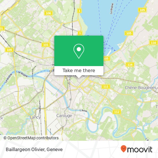 Baillargeon Olivier map