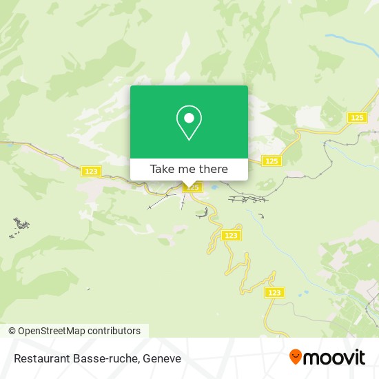Restaurant Basse-ruche map