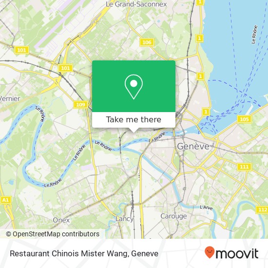 Restaurant Chinois Mister Wang map