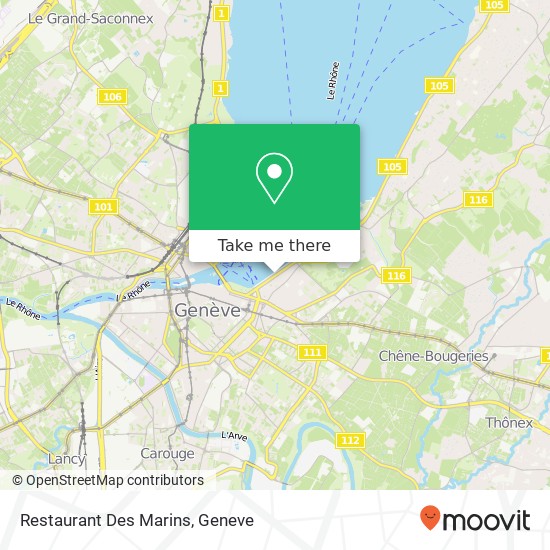 Restaurant Des Marins map