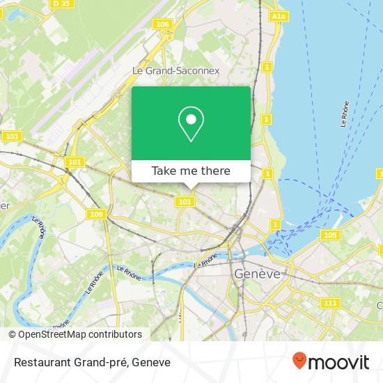 Restaurant Grand-pré map