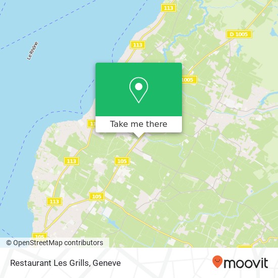 Restaurant Les Grills map
