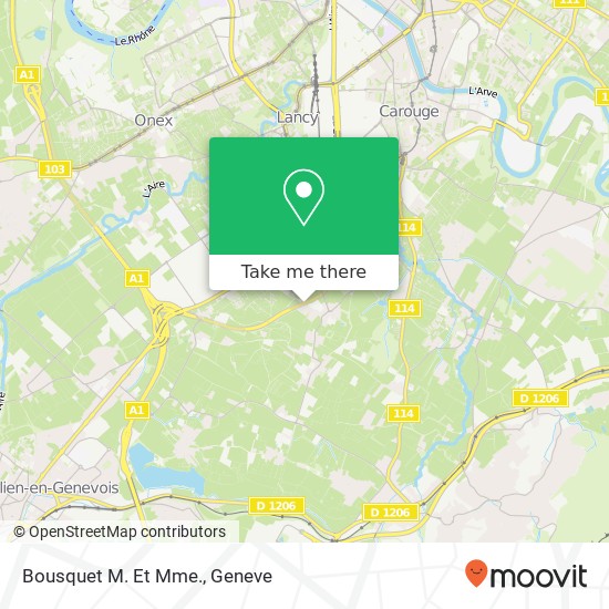 Bousquet M. Et Mme. map