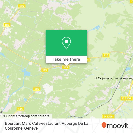 Bourcart Marc Café-restaurant Auberge De La Couronne map