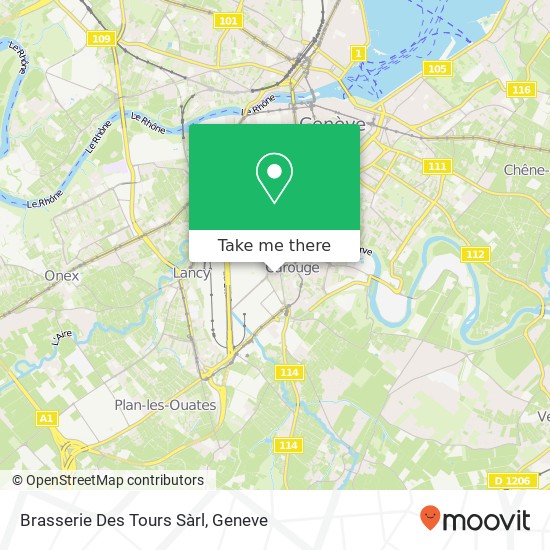 Brasserie Des Tours Sàrl map