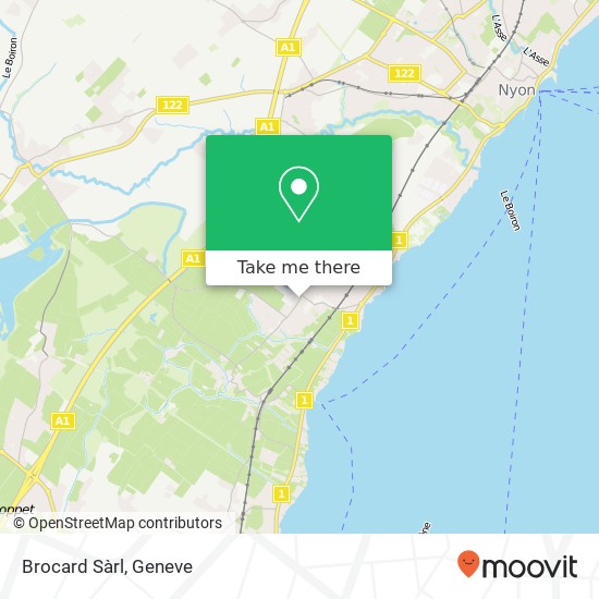Brocard Sàrl map