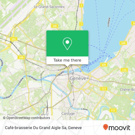 Café-brasserie Du Grand Aigle Sa map