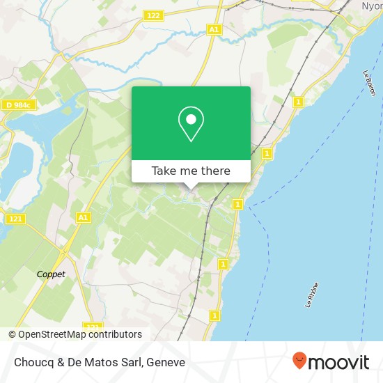 Choucq & De Matos Sarl map