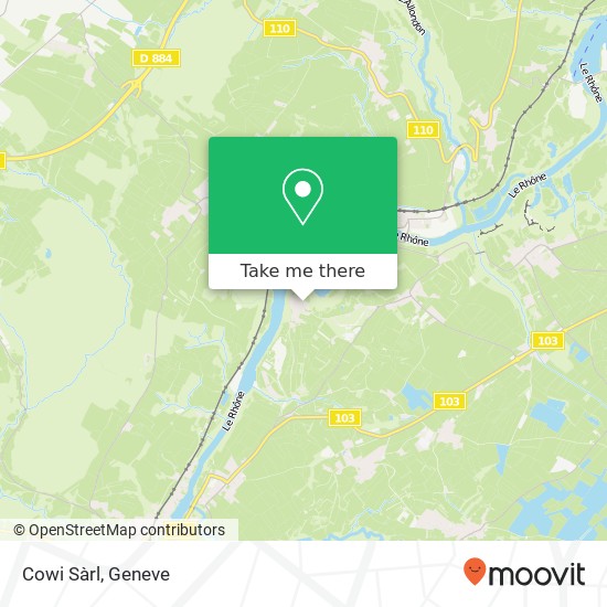 Cowi Sàrl map