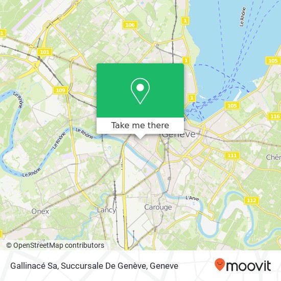 Gallinacé Sa, Succursale De Genève Karte