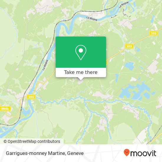 Garrigues-monney Martine map