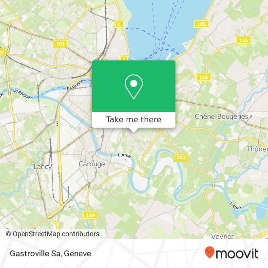 Gastroville Sa map