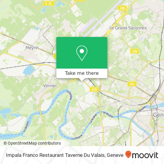 Impala Franco Restaurant Taverne Du Valais Karte