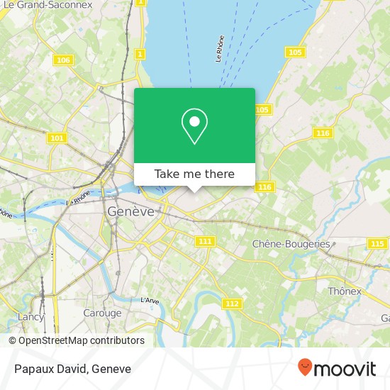 Papaux David map