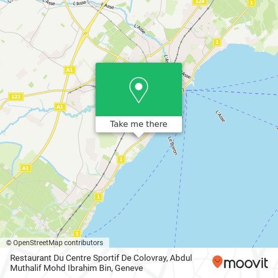 Restaurant Du Centre Sportif De Colovray, Abdul Muthalif Mohd Ibrahim Bin map