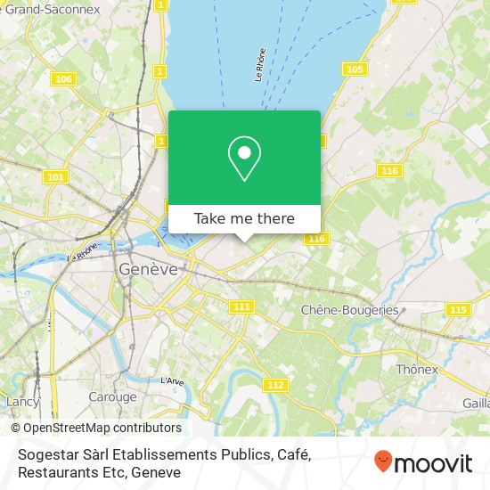 Sogestar Sàrl Etablissements Publics, Café, Restaurants Etc map