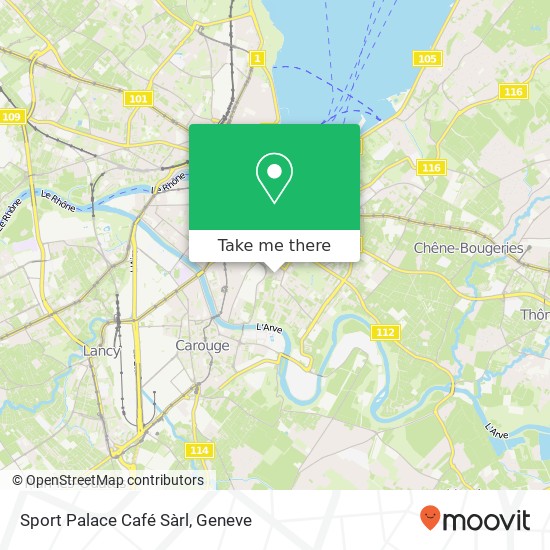 Sport Palace Café Sàrl map