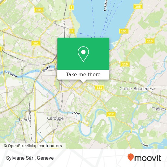 Sylviane Sàrl map