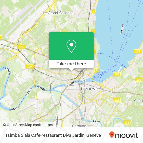 Tsimba Siala Café-restaurant Diva Jardin map