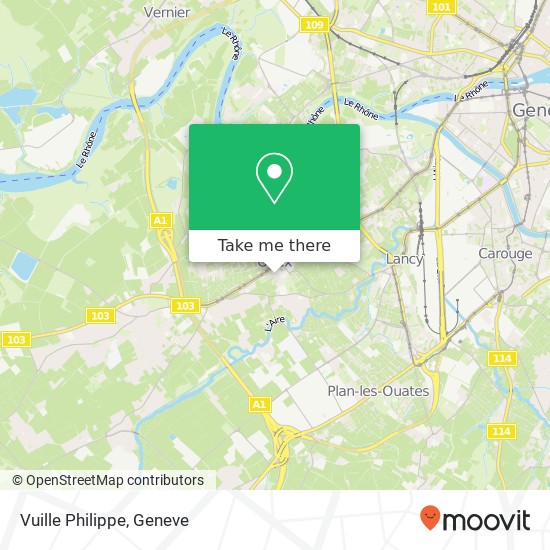 Vuille Philippe map
