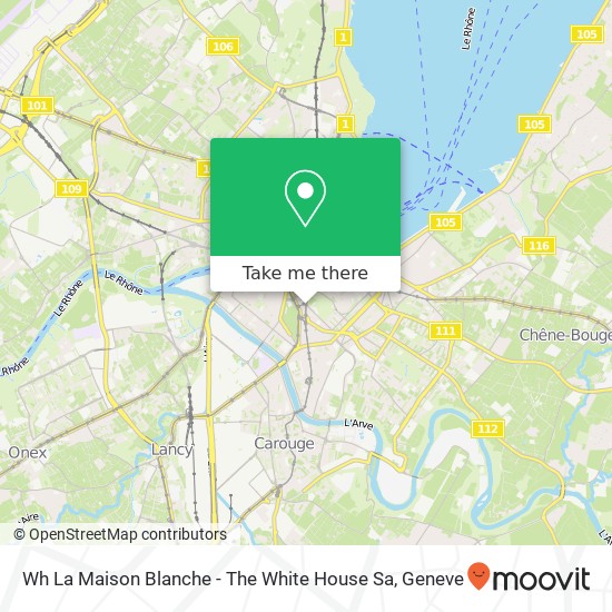 Wh La Maison Blanche - The White House Sa map