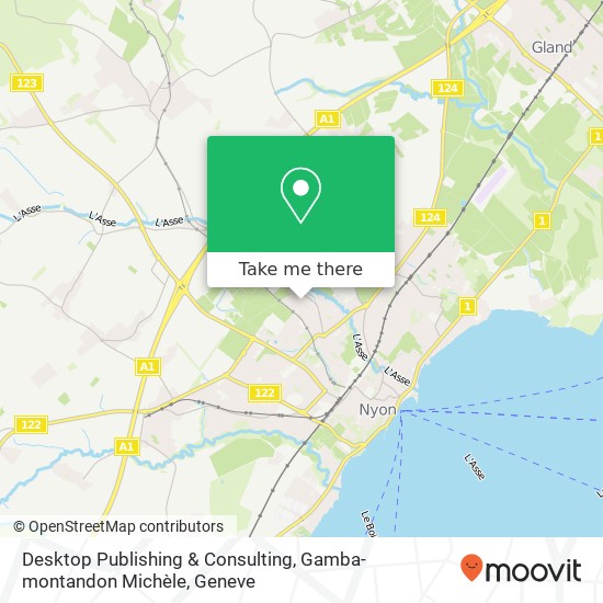 Desktop Publishing & Consulting, Gamba-montandon Michèle map