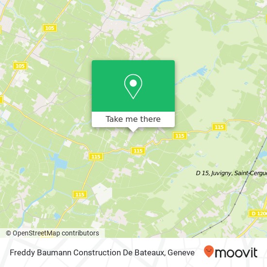 Freddy Baumann Construction De Bateaux map