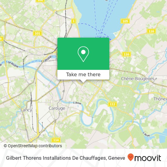 Gilbert Thorens Installations De Chauffages Karte