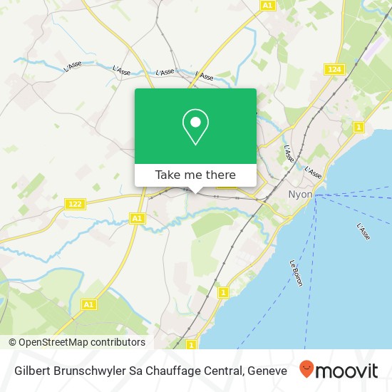 Gilbert Brunschwyler Sa Chauffage Central map