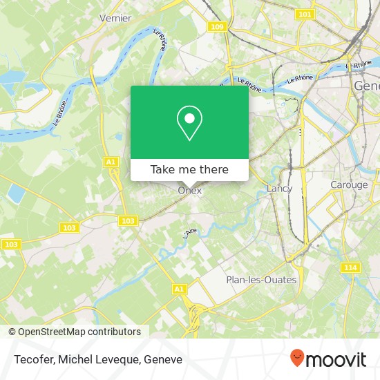 Tecofer, Michel Leveque map