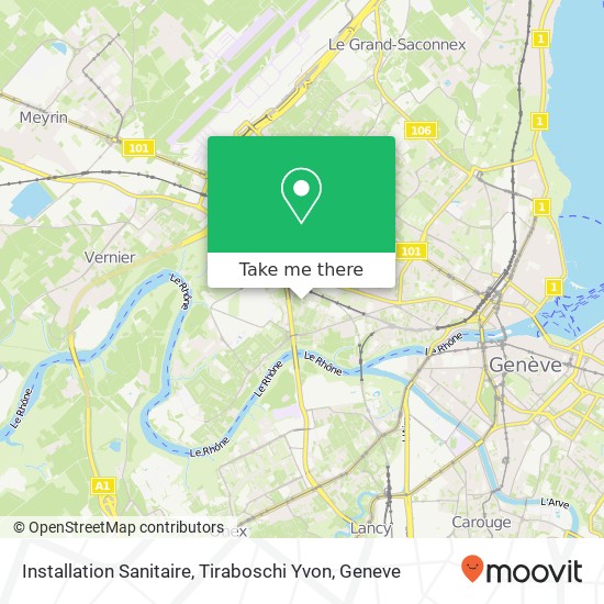 Installation Sanitaire, Tiraboschi Yvon map