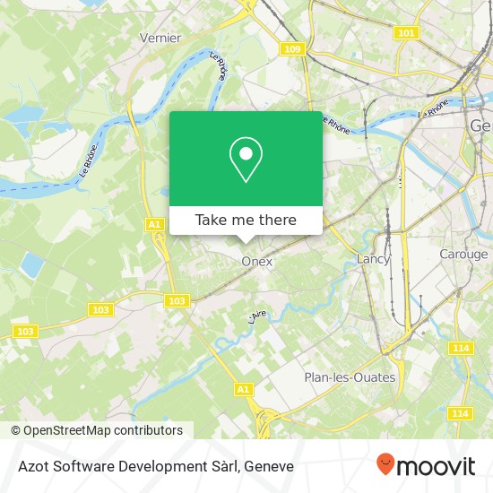 Azot Software Development Sàrl map