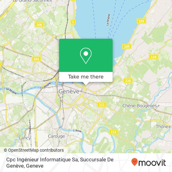 Cpc Ingénieur Informatique Sa, Succursale De Genève Karte