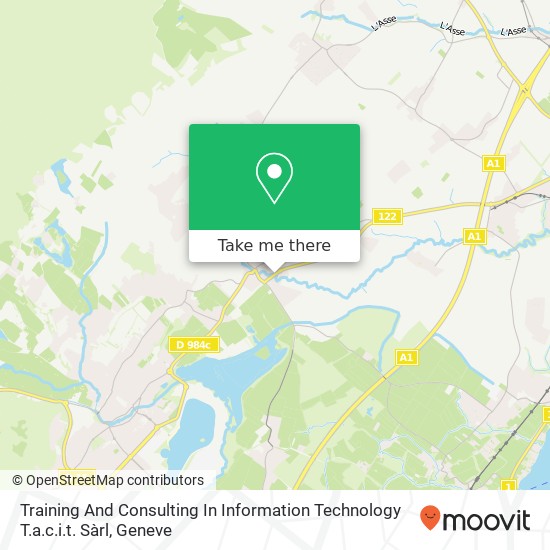 Training And Consulting In Information Technology T.a.c.i.t. Sàrl map